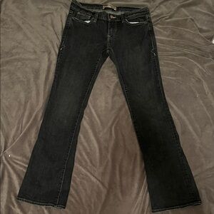 Old Navy Women's Black Ultra Low Boot Cut Jeans size 6R